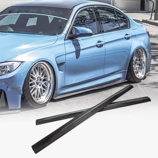 Kylkihelman jatkeet V2 (M3-helmoihin, hiilikuitu) BMW 3-sarja F30/F31 2012–2019 kuva 1