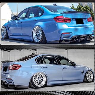 Kylkihelman jatkeet V2 (M3-helmoihin, hiilikuitu) BMW 3-sarja F30/F31 2012–2019 kuva 3