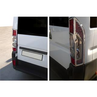 Kaarevat takavalon kromikehykset (2006-2014, 2 kpl, muovi) Fiat Ducato 2006–2025 kuva 1