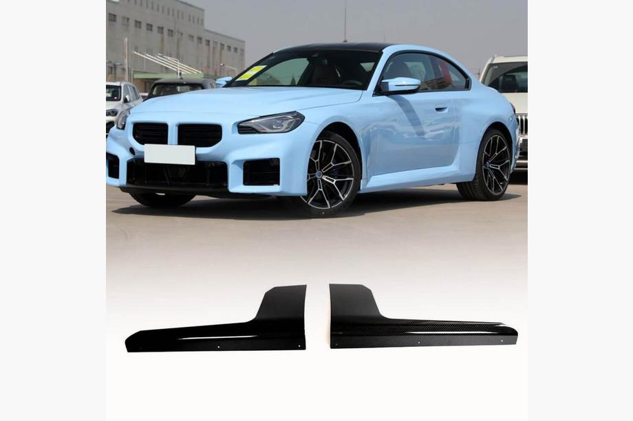 BMW 2-sarja G42 2021– Helmalevikkeet V2 (G87, hiilikuitu) Image