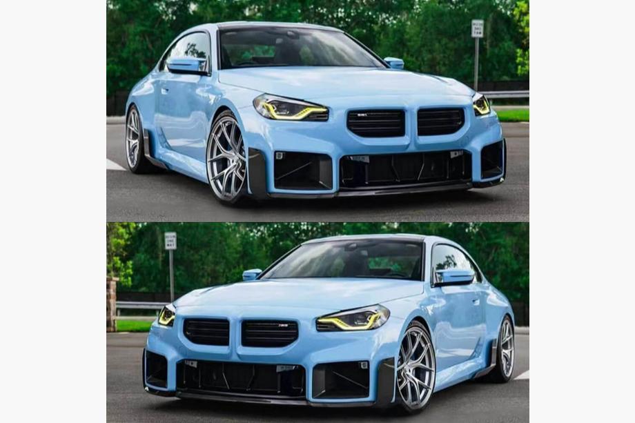 BMW 2-sarja G42 2021– ABS-helmalistat V4 (G87:lle) Kuva 2
