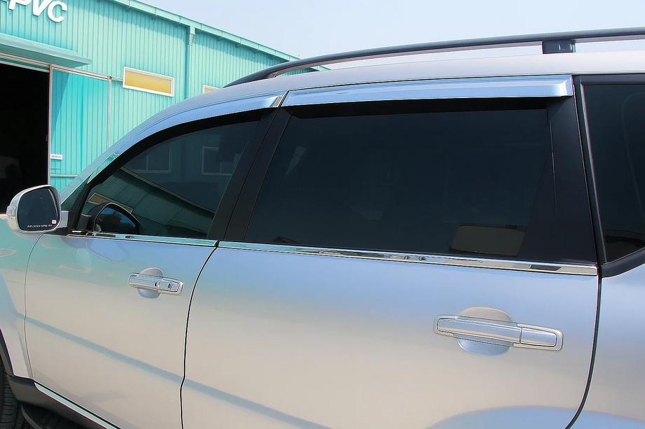 SsangYong Rexton I 2001–2017 Ikkunoiden ulkolistat (4 kpl, ruostumaton teräs) OmsaLine – italialainen ruostumaton teräs Image