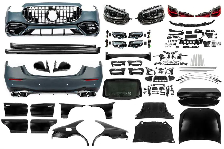 Mercedes S-class W221 2005–2013 Restyling-sarja W223 AMG S63:lle (sis. ovenkahvat ja koristeosat) Image