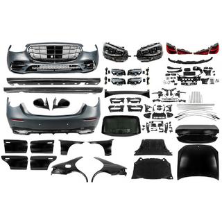 Facelift-sarja W223 AMG Line -malliin (sis. ovenkahvat ja listat) kuva 1