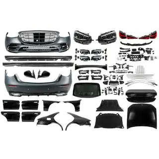 Facelift-sarja W223 AMG Line -malliin (sis. ovenkahvat ja listat) kuva 1