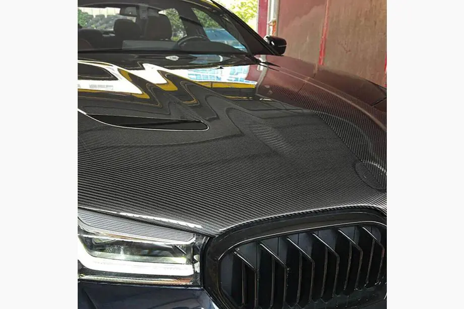 BMW 5-sarja G30/G31 2017–2023 Konepelti (F90-tyyli, hiilikuitu) Image