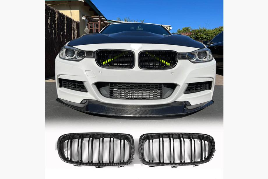 BMW 3-sarja F30/F31 2012–2019 Munuaismaskit M-Look V1 (Hiilikuitu) Image