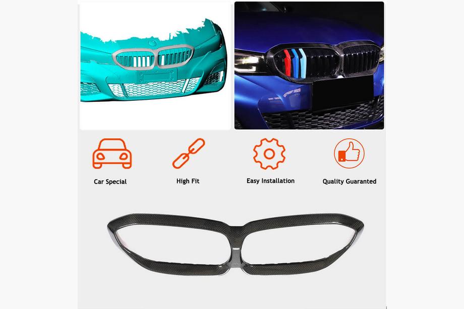 BMW 3-sarja G20/G21 2018– Munuaismaskit dry carbon V1 (2019-2022) Kuva 2