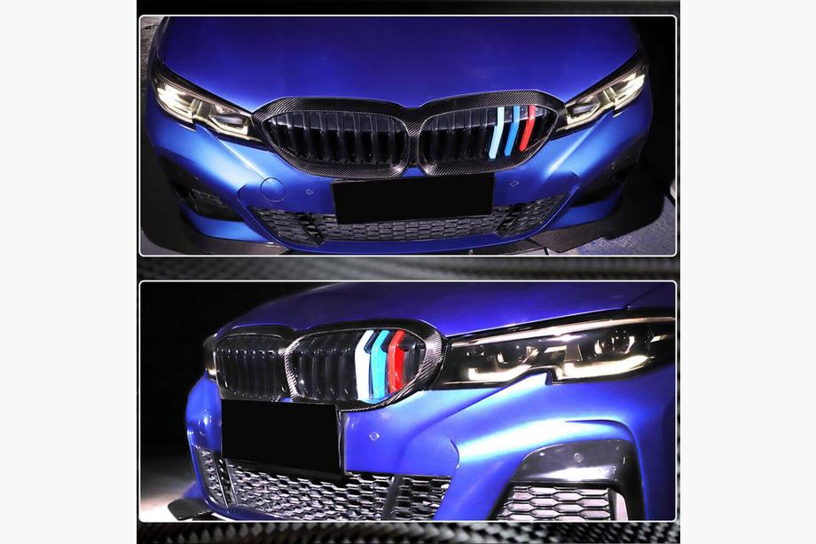 BMW 3-sarja G20/G21 2018– Munuaismaskit dry carbon V1 (2019-2022) Kuva 4