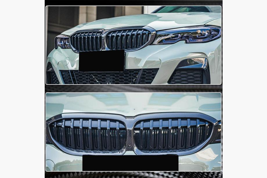 BMW 3-sarja G20/G21 2018– Munuaismaskit dry carbon V1 (2019-2022) Kuva 5