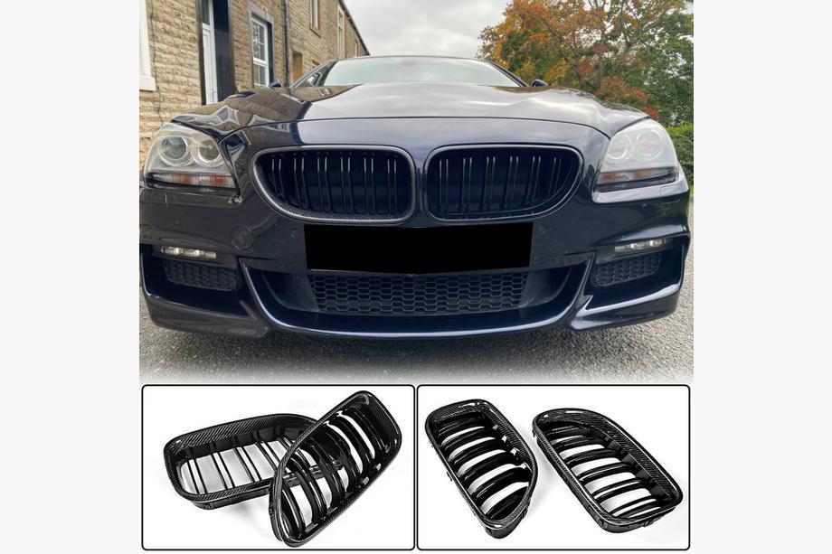 BMW 6-sarja F12/F13/F06 2011–2018 M-Look munuaismaskit (hiilikuitu) Image