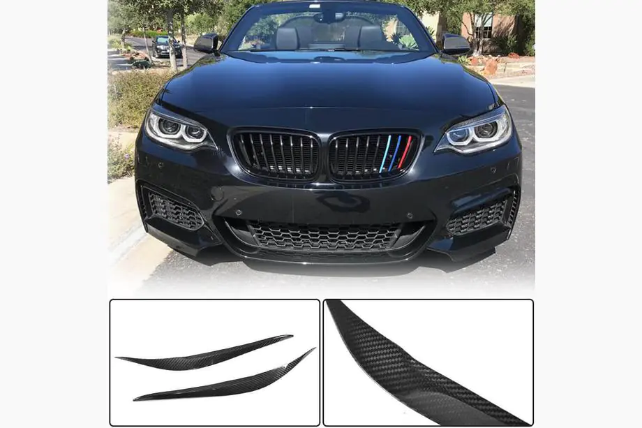 BMW 2-sarja F22/F23 2014–2021 Ajovaloripset (Carbon) Image