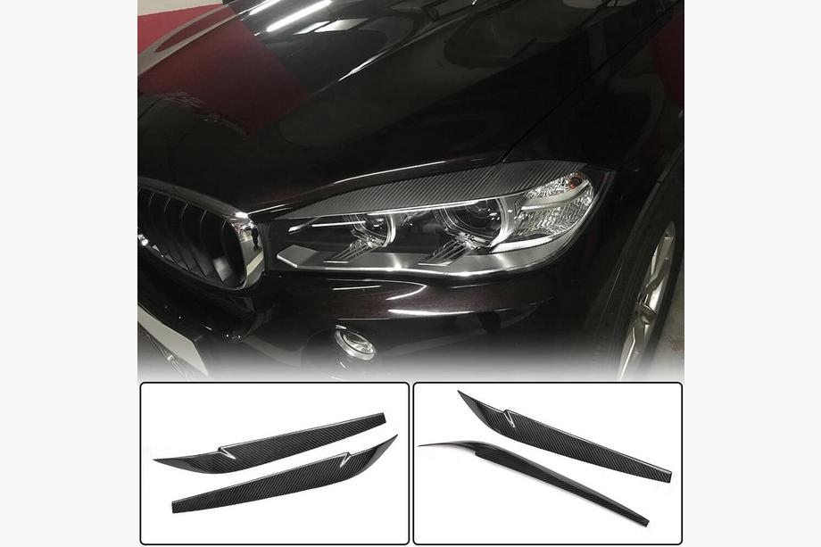 BMW X6 F16 2014–2019 Ajovaloluomet Lamp Eyelids FRP V3 Image
