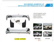 Toyota Land Cruiser Prado 150 2009–2023 Etu- ja takapuskurin lipat Luxury (2013-2017) kuva 28