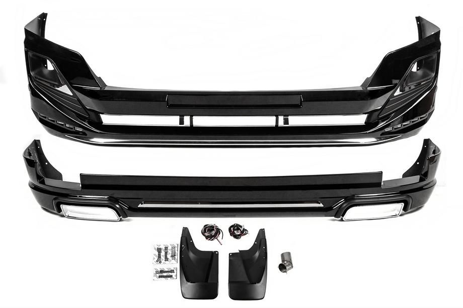 Toyota Land Cruiser Prado 150 2009–2023 Etu- ja takapuskurin lipat Luxury (2013-2017) Valkoinen väri Kuva 3