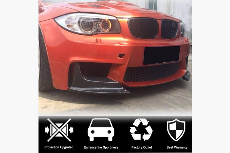 BMW 1-sarja E81/E82/E87/E88 2004–2011 Etupuskurin flapit (1M E82, hiilikuitu) Kuva 2