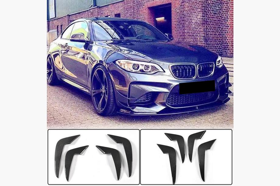 BMW 2-sarja F22/F23 2014–2021 Etupuskurin flapsit Flap FRP V2 (F87 M2 2016-2020) Image