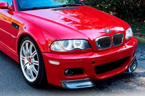 BMW 3-sarja E46 1998–2006 Etupuskurin lipat Flap (M3, hiilikuitu) kuva 1