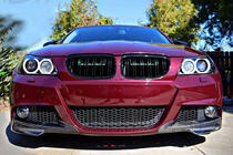 BMW 3-sarja E90/E91 2005–2011 Etupuskurin flap-lipat (E90 2008-2011 M-Sport, hiilikuitu) kuva 2