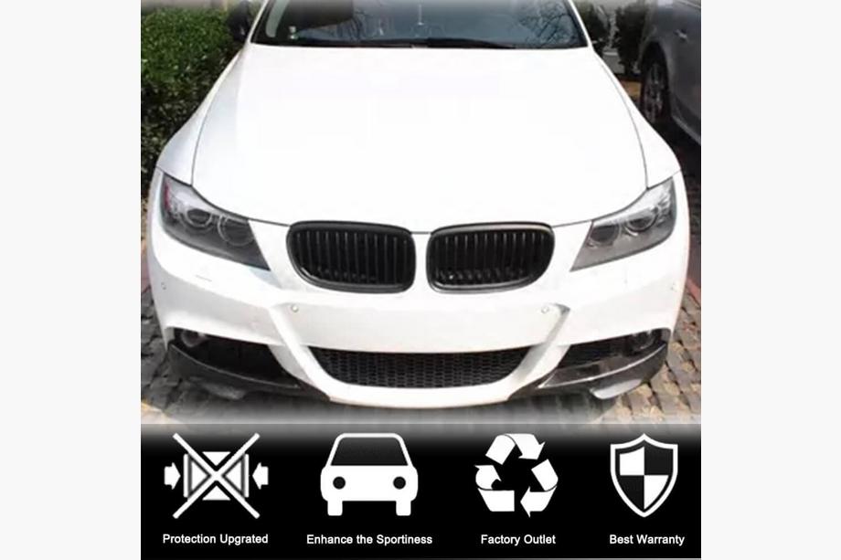 BMW 3-sarja E90/E91 2005–2011 Etupuskurin flapit Flap (E90 2005-2008 M-Sport, hiilikuitu) Kuva 2