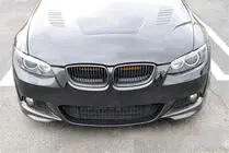 BMW 3-sarja E92/E93 2006–2013 Flap-lipat etupuskuriin (M-Sport 2006-2009, hiilikuitu) kuva 4