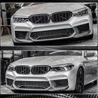 BMW 5-sarja G30/G31 2017–2023 Etupuskurin lipan flapsit Flap (M5 F90 2017-2020, hiilikuitu) kuva 4
