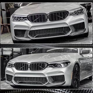 Etupuskurin lipan flapsit Flap (M5 F90 2017-2020, hiilikuitu) BMW 5-sarja G30/G31 2017–2023 kuva 4
