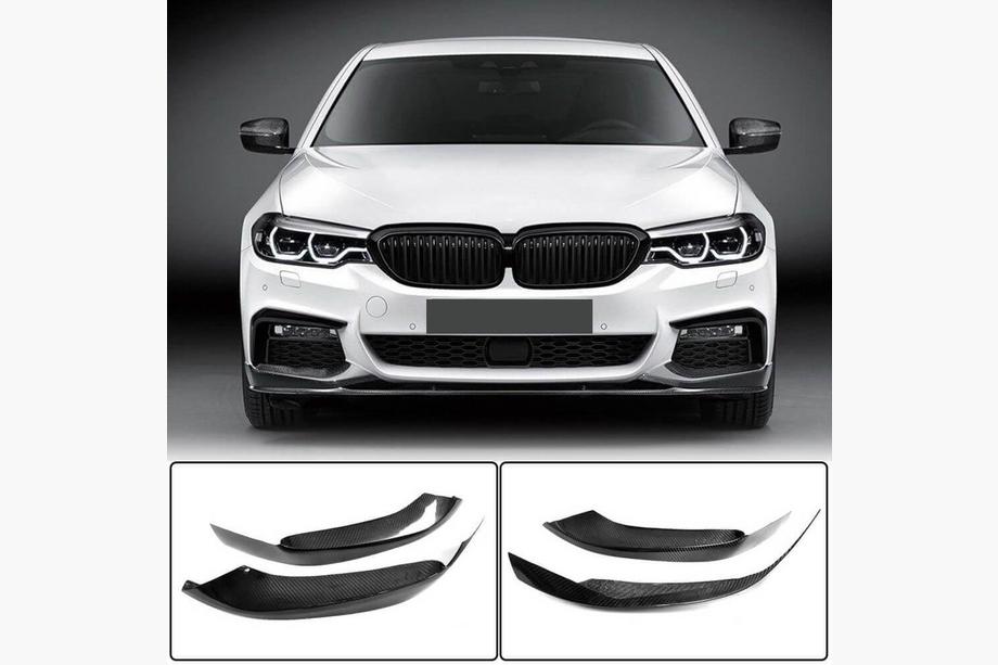 BMW 5-sarja G30/G31 2017–2023 Etupuskurin flapsit, hiilikuitu V4 (M-Sport 2017-2020) Kuva 1