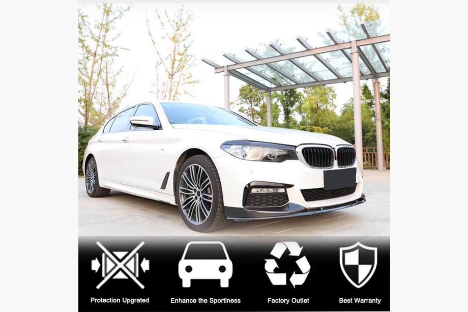 BMW 5-sarja G30/G31 2017–2023 Etupuskurin flapsit, hiilikuitu V4 (M-Sport 2017-2020) Kuva 3