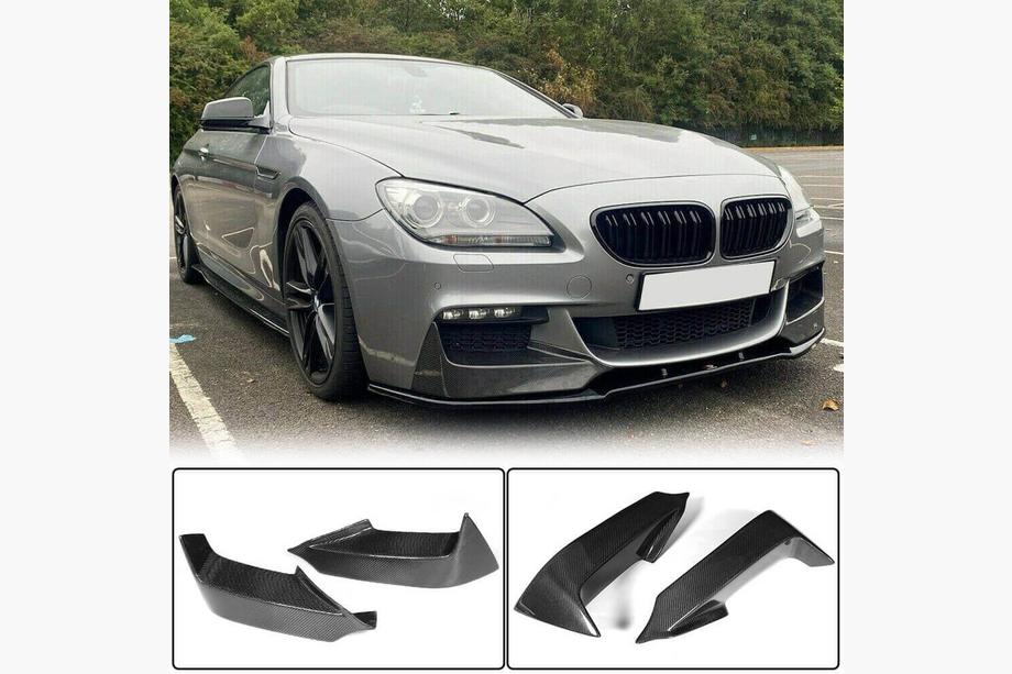 BMW 6-sarja F12/F13/F06 2011–2018 Etupuskurin flapsit Flap V2 (M-Sport, hiilikuitu) Image