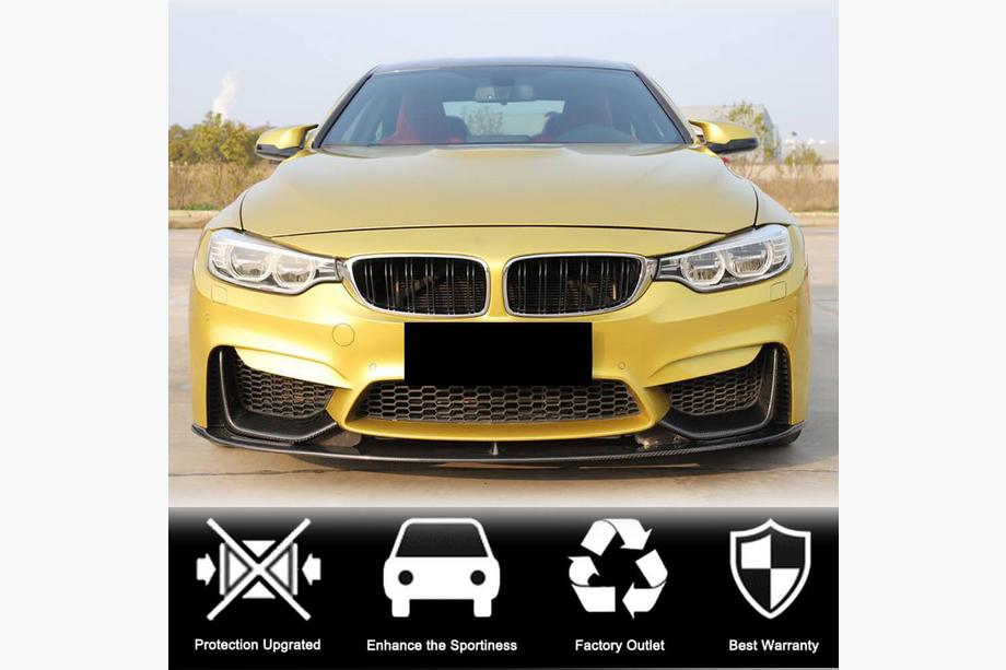 BMW 4-sarja F32/F33/F36 2012–2020 Etupuskurin lipat Flap V3 (F82/F83, hiilikuitu) Kuva 8