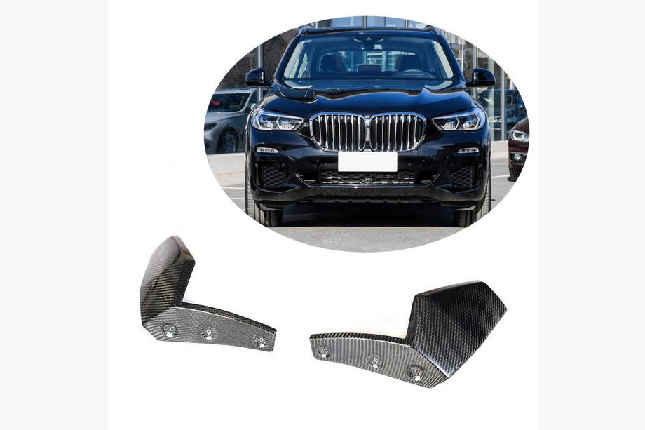 BMW X5 G05 2019–2026 Flap-etuapuskurin lipat (2018-2022, aitoa hiilikuitua) Image