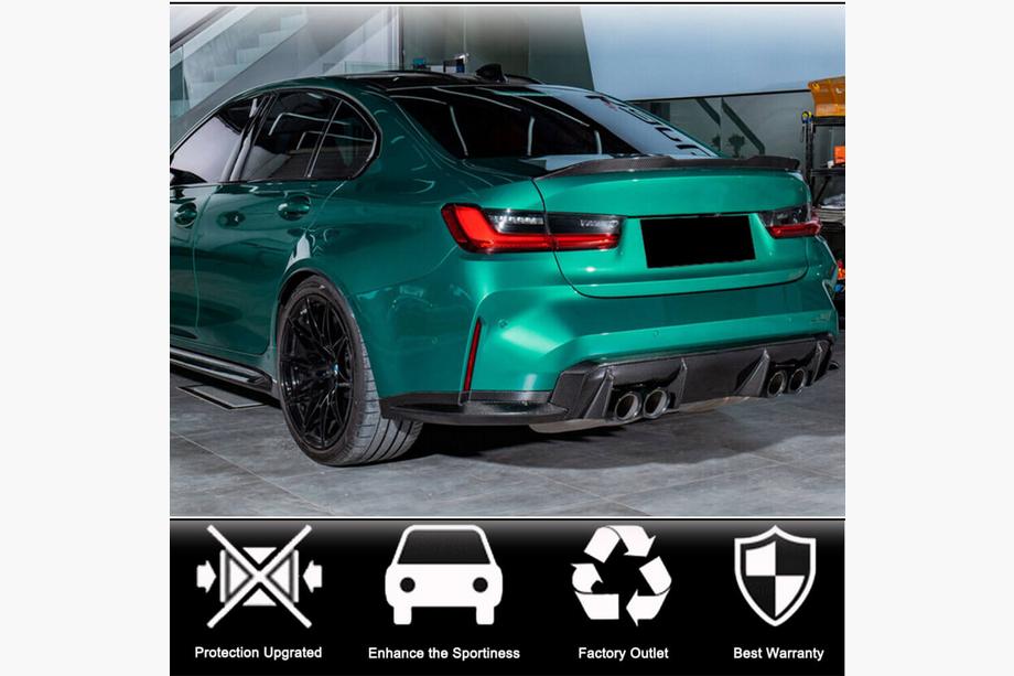 BMW 3-sarja G20/G21 2018– Takapuskurin flapsit Flap V3 (G80, hiilikuitu) Kuva 2
