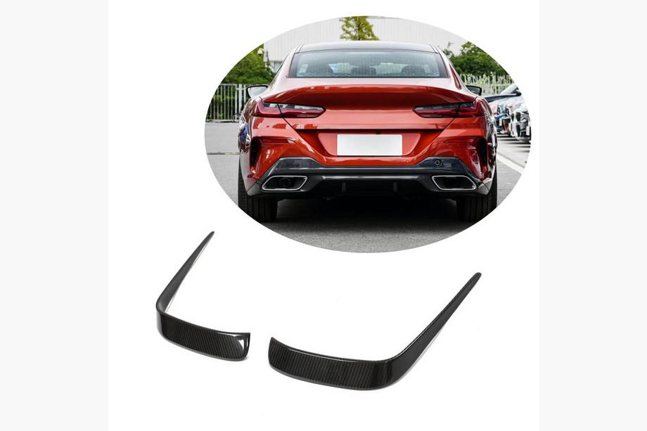 BMW 8-sarja G14/G15/G16 2018– Aerodynaamiset takapuskurin lisäosat V1 (M-Sport, hiilikuitu) Image
