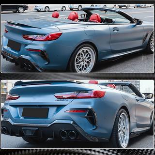 Aerodynaamiset takapuskurin diffuusorin lisäosat V2 (M-Sport, hiilikuitu) BMW 8-sarja G14/G15/G16 2018– kuva 4