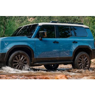 Mustat OEM-kattokaiteet (alumiini) Toyota Land Cruiser Prado 250 2023– kuva 4