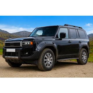 Mustat OEM-kattokaiteet (alumiini) Toyota Land Cruiser Prado 250 2023– kuva 1