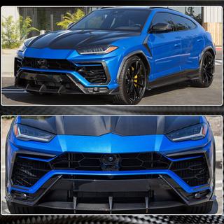 Etupuskurin Flap-lipat (kuiva hiilikuitu) Lamborghini Urus 2018– kuva 4