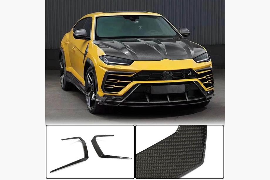 Lamborghini Urus 2018– Etupuskurin Flap-lipat (kuiva hiilikuitu) Image