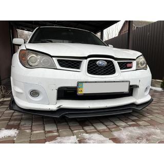 Etupuskurin lip-spoileri Niken Black (ABS) Subaru Impreza 2000–2007 kuva 1