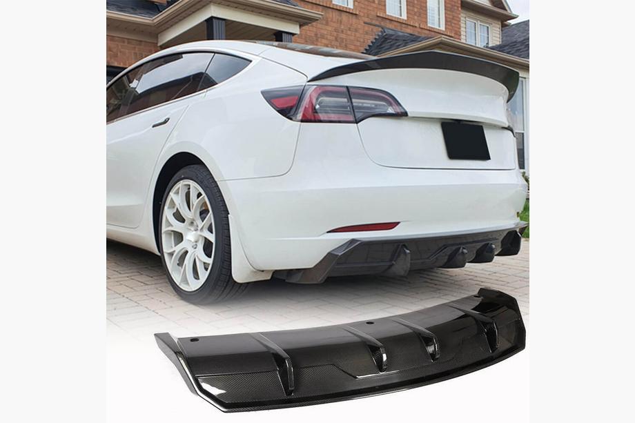 Tesla Model 3 2017– Takapuskurin diffuusori Carbon V2 (2016-2022) Image