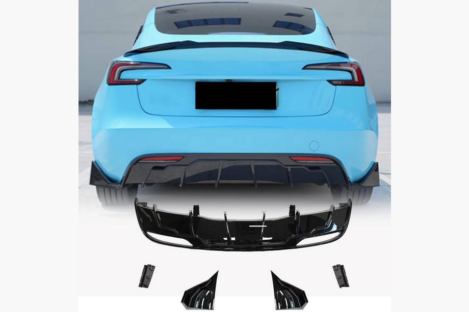 Tesla Model 3 2017– Takapuskurin diffuusori ABS V6 Image