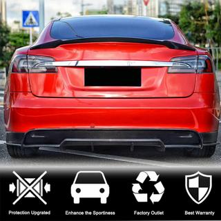 Takapuskurin diffuusori V1 (2016-2021, hiilikuitu) Tesla Model S 2012– kuva 2