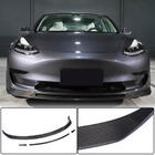 Tesla Model 3 2017– Etupuskurin lippa Lip V2 (2017-2023, hiilikuitu) kuva 1