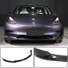 Tesla Model 3 2017– Etuhelman lisäosa (lip) Lip V6 (2017-2023, hiilikuitu) kuva 2