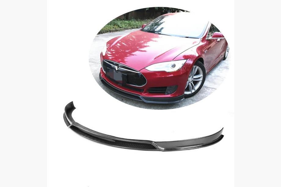 Tesla Model S 2012– Etupuskurin lippa Lip V2 (2012-2016, Hiilikuitu) Image