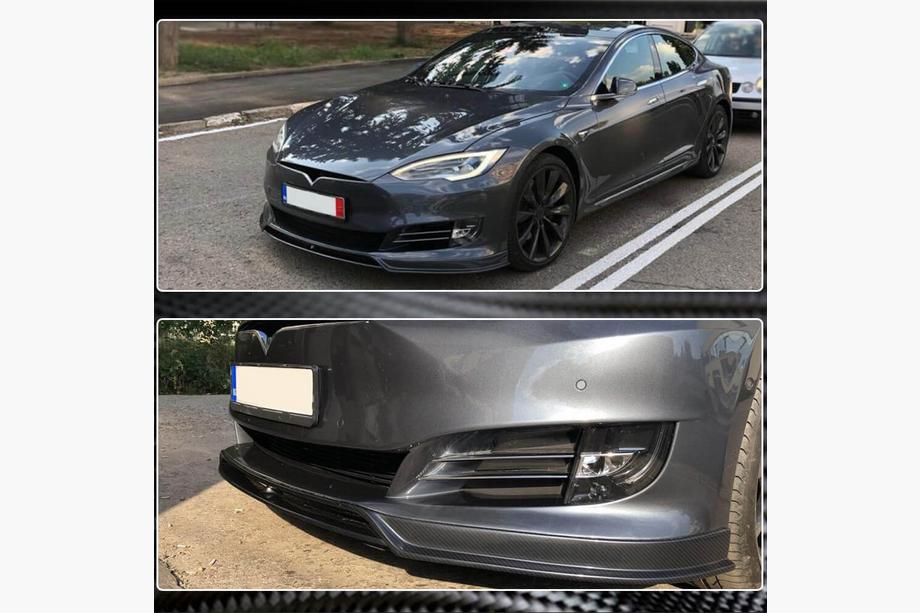 Tesla Model S 2012– Etupuskurin lipa (2016-2021, Hiilikuitu) Kuva 4