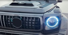Mercedes G class W465 2025– Jäähdyttimen säleikön kehys Carbon V1 kuva 2