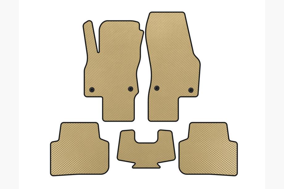 Audi Q3 2019–2025 EVA-lattiamatot (Beige) Kuva 1