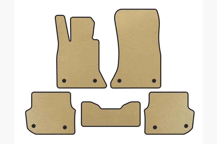 BMW 5-sarja F10/F11 2010–2016 EVA-lattiamatot (F-11, Beige) Kuva 1